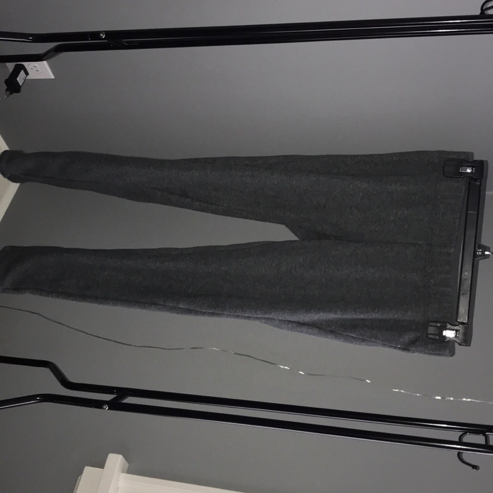 gray flannel leggings